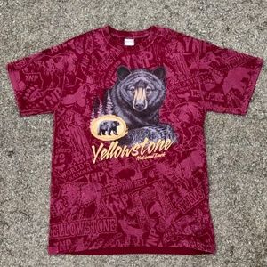 Vintage shirt Yellowstone National park shirt